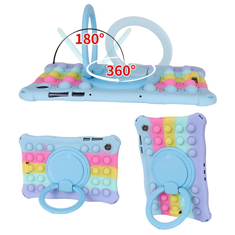 Чехол для планшета Lenovo Tab M10 FHD Plus 10,3 TB-X606F/X, детский силиконовый чехол с вращающейся подставкой для Lenovo M10 2nd X306F/X, чехол