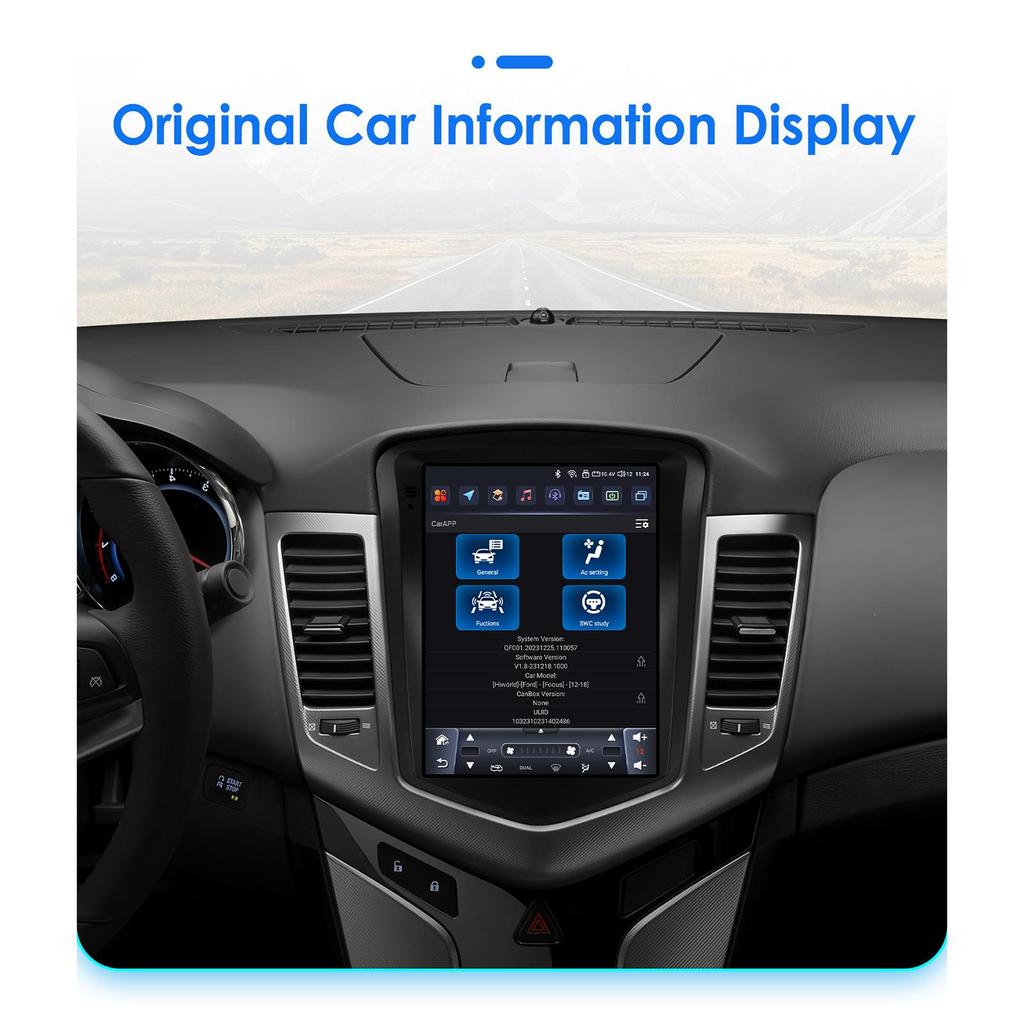 OSSURET Carplay 4G-LTE 7862 DSP 9.7'' 2 Din Android автомобильное радио для Chevrolet Cruze J300 2008 2009 2010 2011 2012 интеллектуальное мультимедиа видео GPS RDS