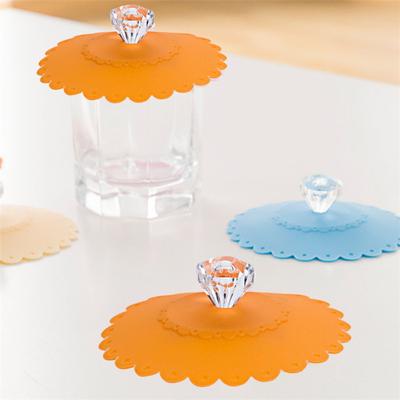 Практичная пищевая защита от пыли, недеформируемая съемная силиконовая крышка для напитков, крышка для офисной кружки