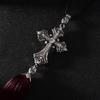 Metal and Diamond Christian Car Rear View Mirror Car Pendant Hanging Car Styling Alloy Crystal Safe Pendant