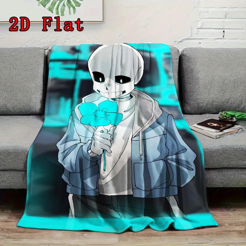 Undertale 2D Flat Pattern Flannel Blanket High quality All Seasons Warmth and Comfort Perfect for Christmas Gifts.NMT0928436