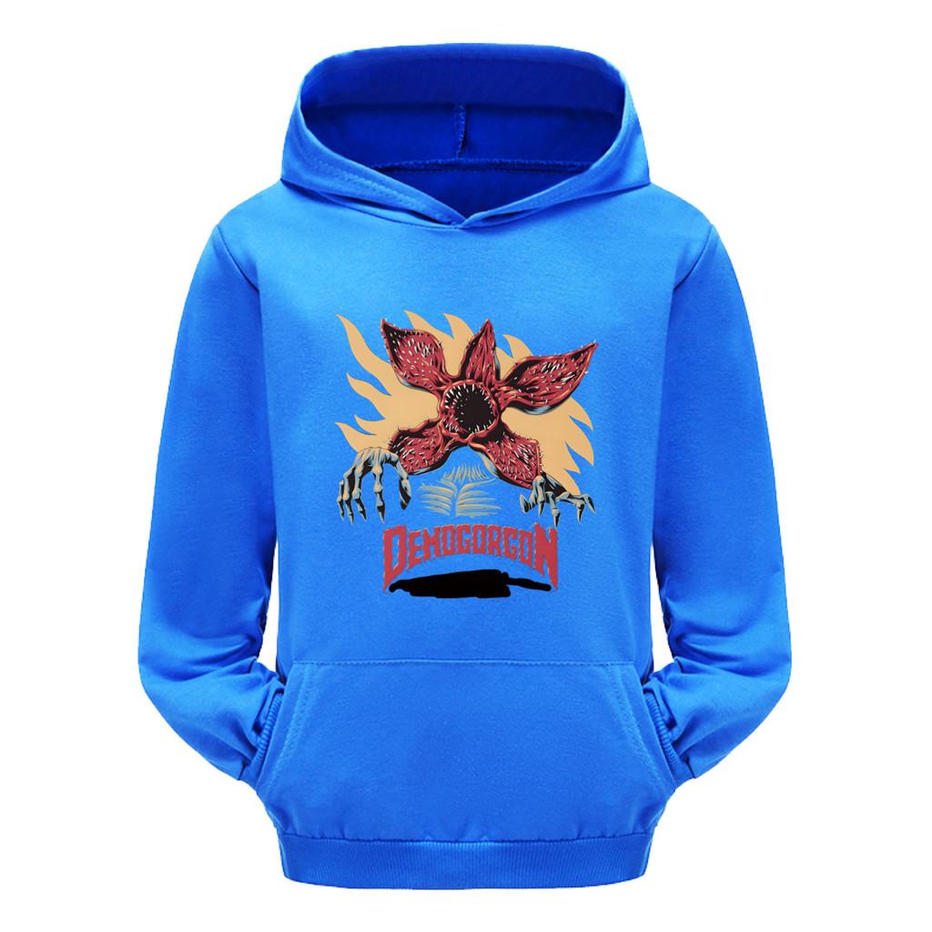 5385 Детская толстовка с длинными рукавами и принтом "Странный человек" для мальчиков и девочек