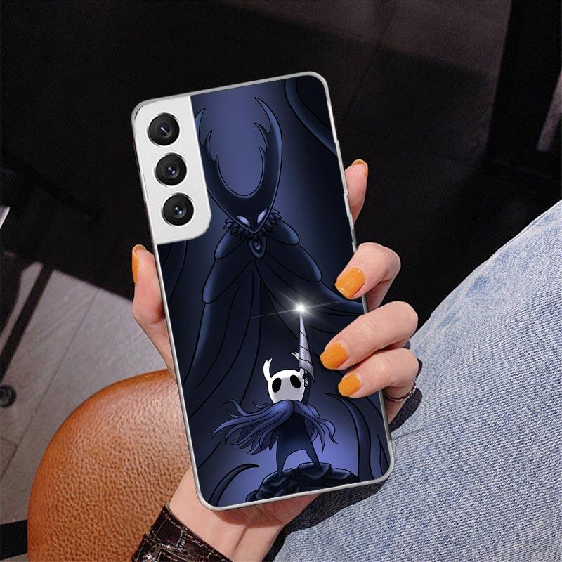 Мультяшный чехол для телефона Hollow Knight для Samsung Galaxy S24 S25 Edge S26 Ultra S23 S22 S21 Plus S20 FE + Персонализированный чехол с принтом Ga