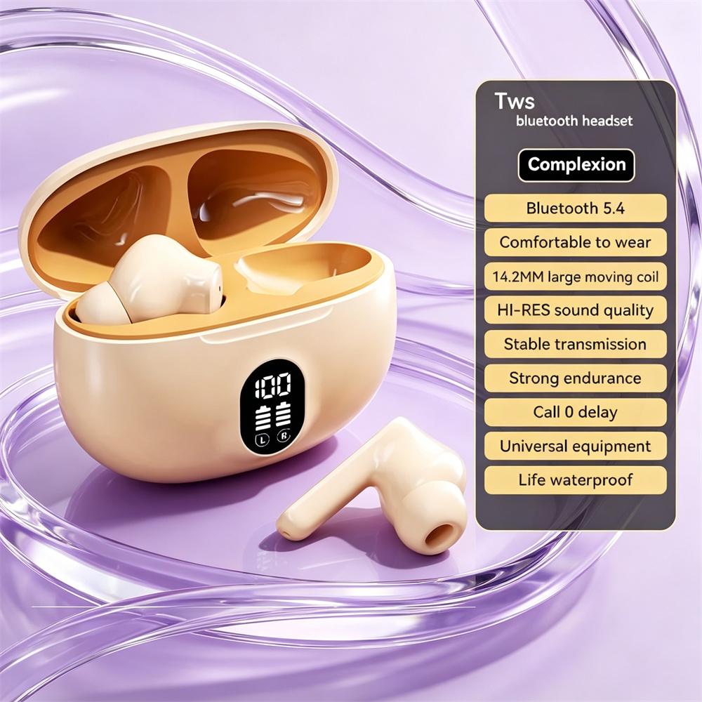 Xiaomi Semi-In-Ear Bluetooth Earphones HiFi Subwoofer Digital Display Long Battery Life Low Delay Game Earplug Simple TWS True Wireless