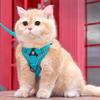 Cat Leash Vest Style Reflective Pet Harness Anti-Escape Breathable Cat Walking Leash Small and Medium Dog Leash