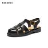 Senda Roman Sandals Women's 2026 Summer New Fashion Casual Pig Cage Sandals