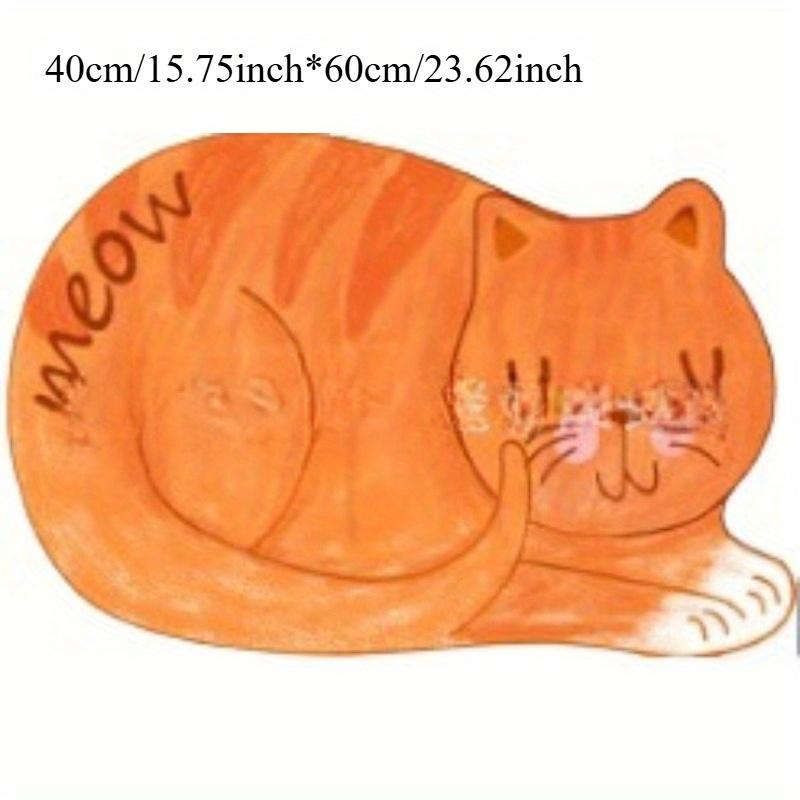 1 шт. Кофейный столик Впитывающий Нескользящий Имитация Спящего Кота Моющийся Кухонный Коврик Коврик для Ванной Комнаты Товары для Ванной Комнаты Коврик Придверный Коврик