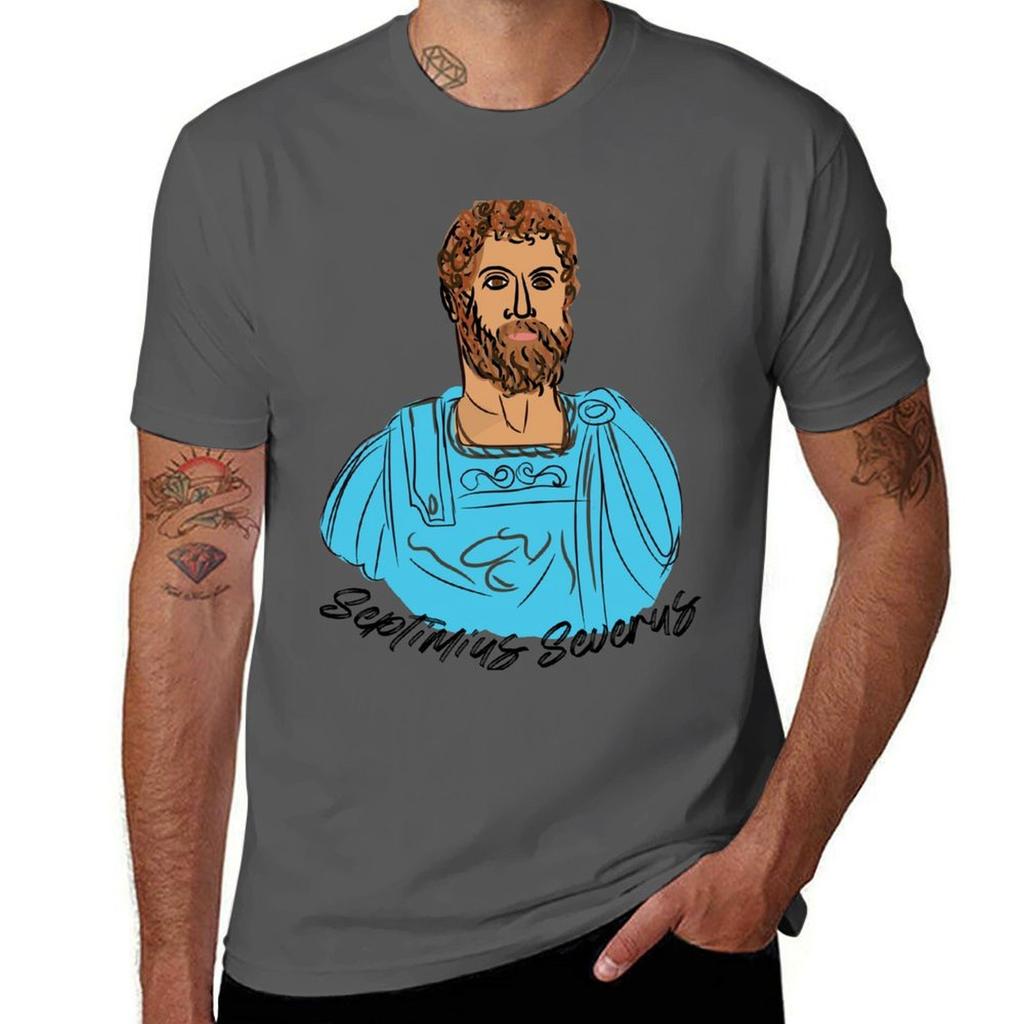 Septimius Severusrounisex Emperor Tshirt Casual Loose Fit Summer Tee Shirt