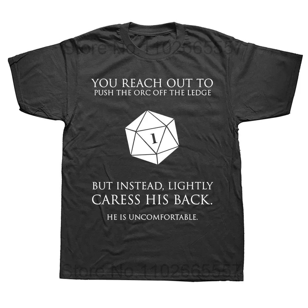 Novelty Dungeon Dragon T Shirts Graphic Streetwear Short Sleeve I Have A Plan D20 Dice Role Playing Game DnD T-shirt