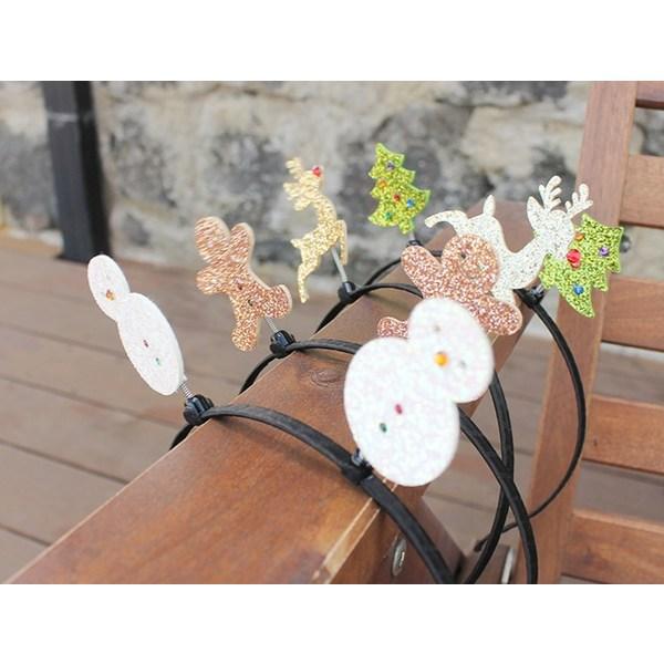 Silk Road December Christmas Glitter Headband