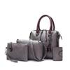 2024 Retro Trend Multi-Piece Mother-and-Child Handbag: Stylish Large Capacity Shoulder Messenger Bag for Women