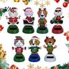 Gift for Drivers And Car Enthusiasts Solar Powered Dancing Ornament, Creative Dashboard Christmas Cartoon Figure Cute Elk Figurines Auto Interior