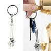 Wrench Style Keychain Creative Fashion Silver Compact 11.7CM Decoration