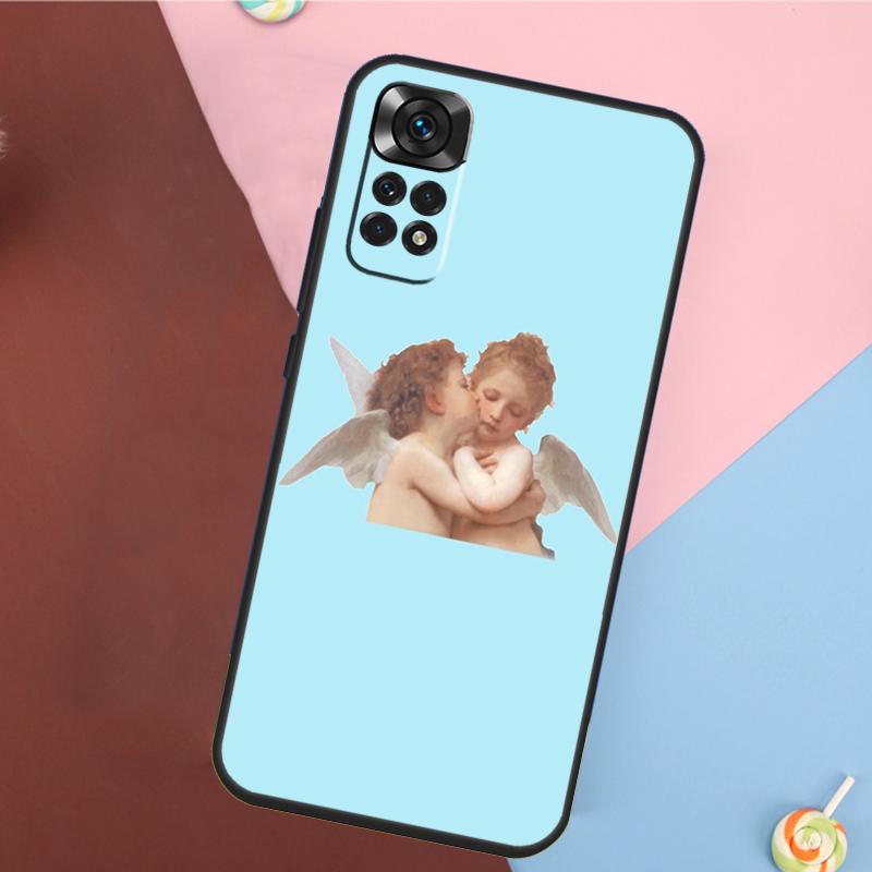 Чехол с ангелами эпохи Возрождения в небе для Xiaomi Redmi Note 14 13 Pro 12 11 9 10 9S 10S 11S 12S Redmi 14C 10C 12C 13C