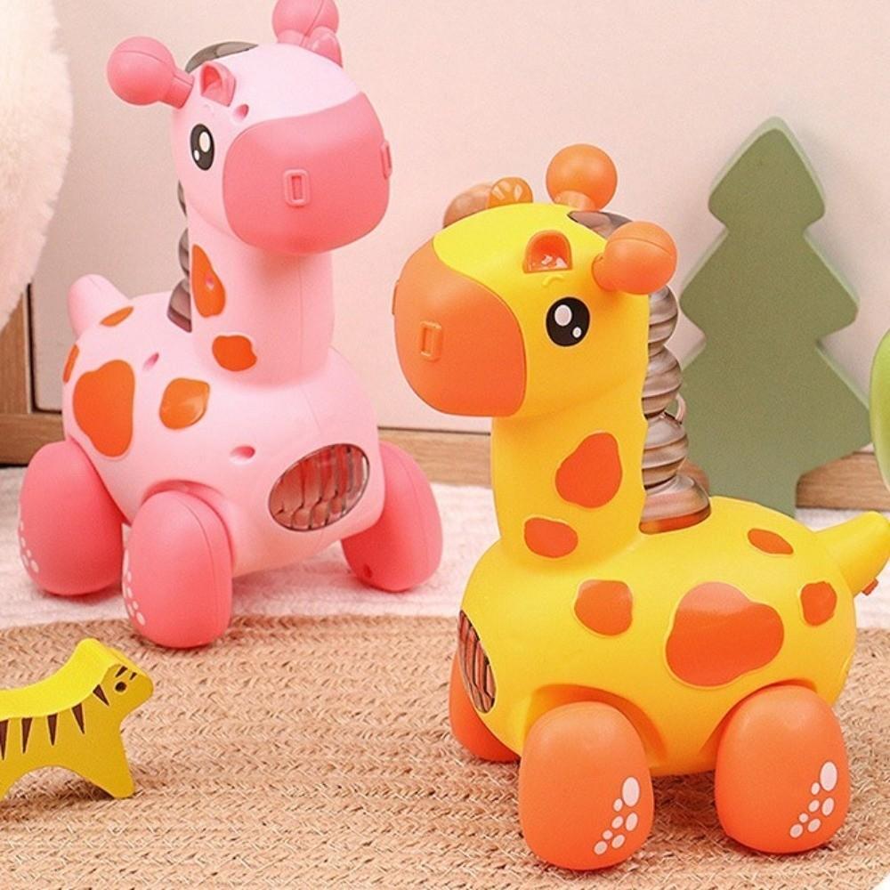 with Leash Giraffe Toys Sound and Light Animals Toys Early Education Toys Crawling Stage