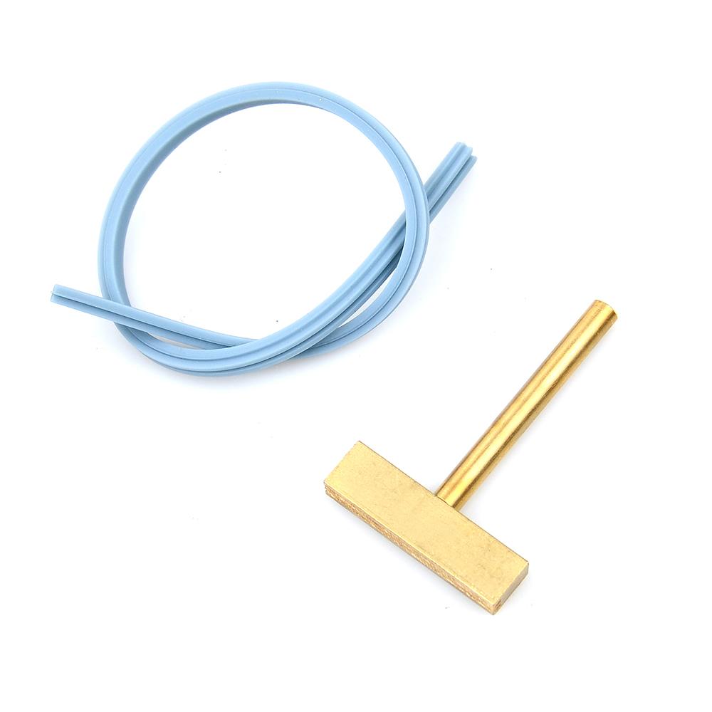 Newest 40W LCD Flat Wire Welding Tool LCD Screen Wire Hot Pressing Head T-shaped All Copper Electric Soldering Iron Head