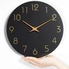 Non Ticking Silent Clock 10 Inch Digital Clock Creative Scale Clock  Home Decor