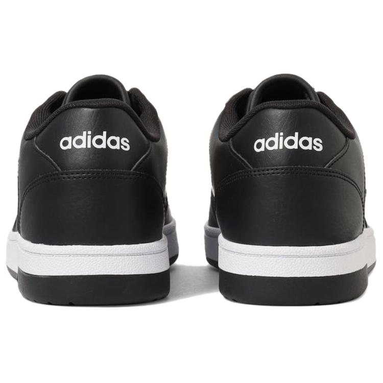 Adidas Break Start Synthetic Leather Trendy Comfortable Non-Slip Wear-Resistant Low-Top Skate Shoes Unisex Sneakers Black JR8151