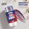 Music Festival Makeup Stick 30G Independence Day Body Glitter Stick, Patriotic American Flag Face Hair Beginner Friendly Glitter Red Blue Silver-color