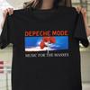 Новая музыка Depeche Mode для масс 90-е Depeche Mode Группа Хлопковая Футболка Унисекс