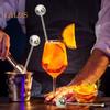 12 Pcs Disco Ball Drink Stirrers Plastic Swizzle Sticks for Coffee Cocktails Mirror Ball Cocktail Stir Sticks Home Bar Use