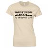 Northern Soul A Way Of Life Ladies Skinny Fit Tshirt