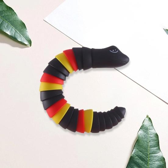 Игрушка-непоседа, гибкая, забавная, обучающая, портативная, для снятия стресса, декомпрессии, для детей и взрослых, сенсорная змея