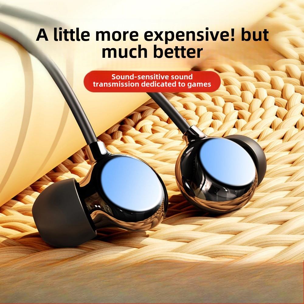 Внутриканальные керамические наушники с диагональным ушным вкладышем, наушники для сна с высоким качеством звука и управлением микрофоном
