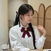 Роскошная двусторонняя бархатная брошь-бант с жемчужной и цветочной отделкой