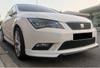 Передняя Lip накладка DPT V-1 (2013-2016, под покраску) для Seat Leon