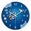 Bedroom Wall Clock Living Room Household Modern Atmosphere Simple Quartz Clock Mute Bedroom Without Punching Network Red Clock
