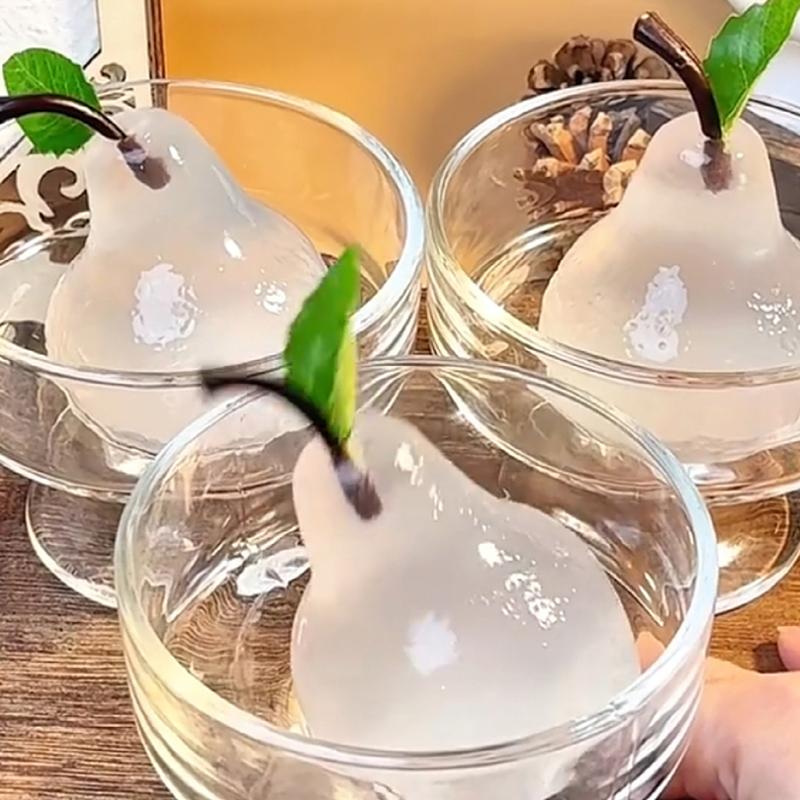 8-ячеечная силиконовая 3D форма для выпечки торта в форме груши для мусса, трюфелей, брауни, формы для выпечки, силиконовый кондитерский инструмент, торты