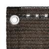 Balcony Privacy Screen Brown 75 x 500 cm HDPE