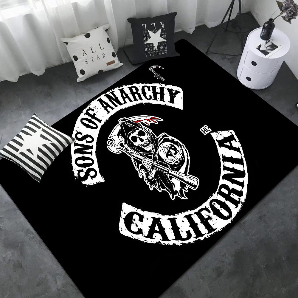 Сыны Анархии Американские Коврики для Комнаты Противоскользящие Впитывающие Воду Длинный Коврик-Подушка Коврик для Спальни Приветственный Дверной Коврик