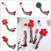 Snowman/Christmas Tree Christmas Dog Toys Plush Snowflake/Doughnut Shape Dog Squeakey Chew Toys Bite Resistant Cotton Ropes