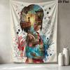 Away Wall Tapestry Aesthetic Wall Hanging Printed Fabric Blanket Decorative Tapestries For Bedroom Living Room Home Decor