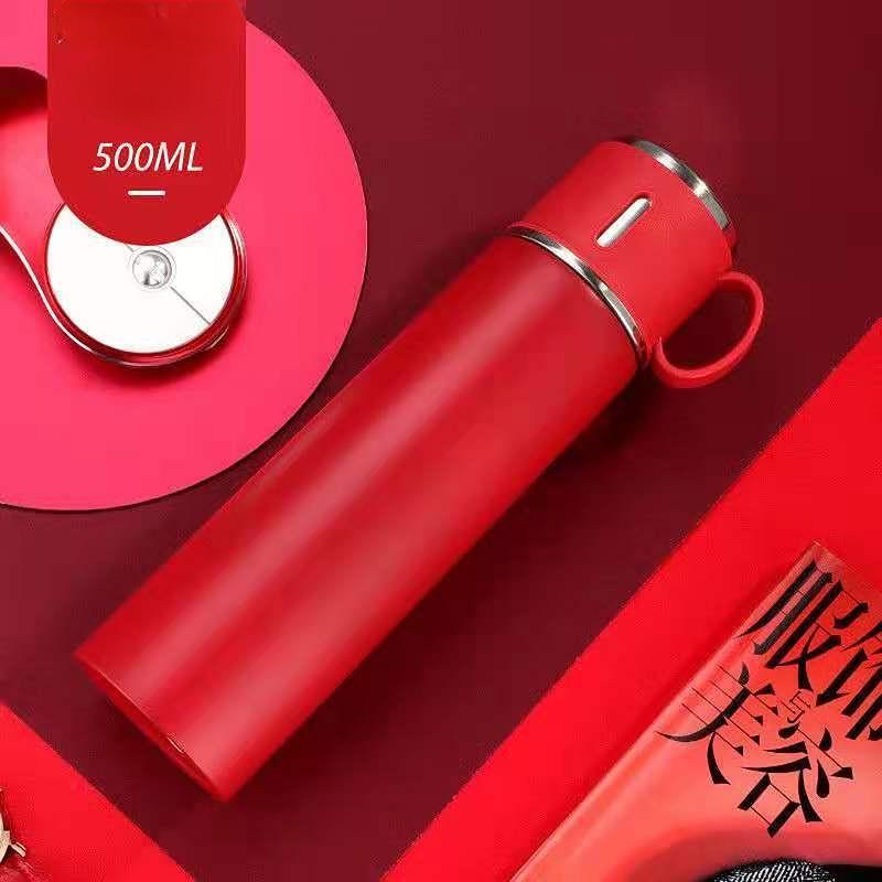 Интеллектуальный термос, 500 мл, термосы, портативный термос из нержавеющей стали, бутылка для воды, дорожная чайная кружка, офисный термос