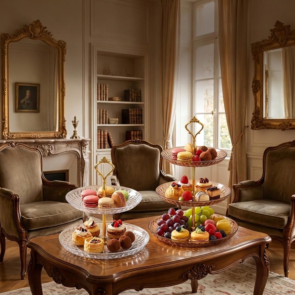 2/3-ярусный поднос для подачи Многоразовые пластиковые тарелки Фруктовница Подставка для торта Многоярусные блюда для подачи Десерты Закуски Вечеринка Фуршет