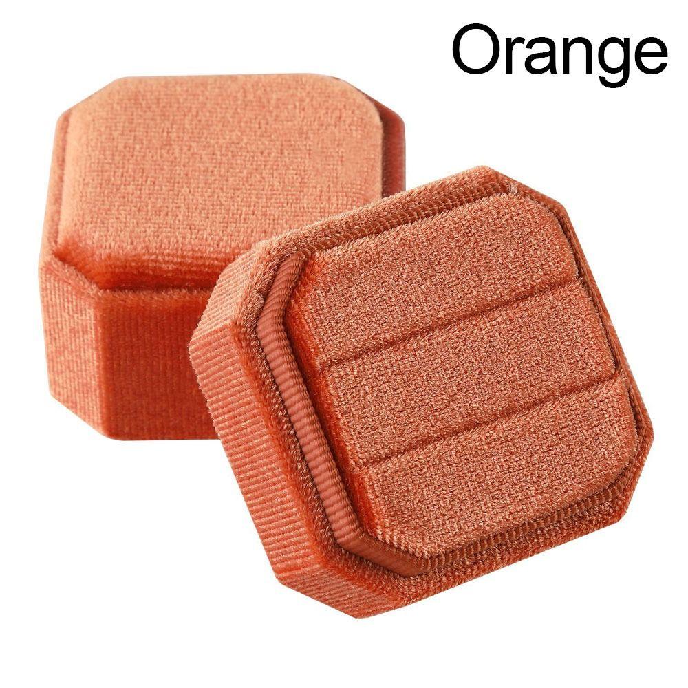 Velvet Jewelry Box Octagon Square Ring Display Box New Packing Box Wedding