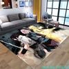 Bathroom Carpet Anime Uzumaki Naruto Cartoon Plush Rug Living Room Floor Mat Kitchen Bedroom Washable Non-slip Door Mats