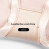 Ladies Spring and Autumn Comfortable Camellia Fragrance Antibacterial File Waist Breathable Briefs