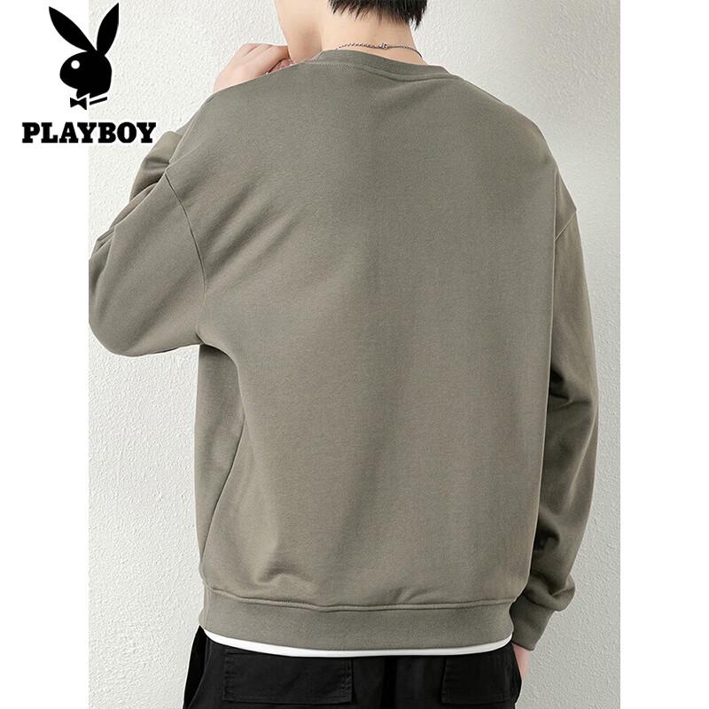 PLAYBOY Мужской повседневный свитшот с круглым вырезом