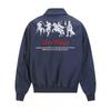 ARES Mens Vintage Pilot Jacket Embroidered Loose Fit Streetwear Outerwear