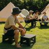 with Cover Folding Camping Toilet Emergency Toilet Stool Portable Mobile Toilet  Outdoor Activities
