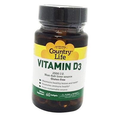 Витамин Д3, Vitamin D3 2500, 60гелкапс (36124086)