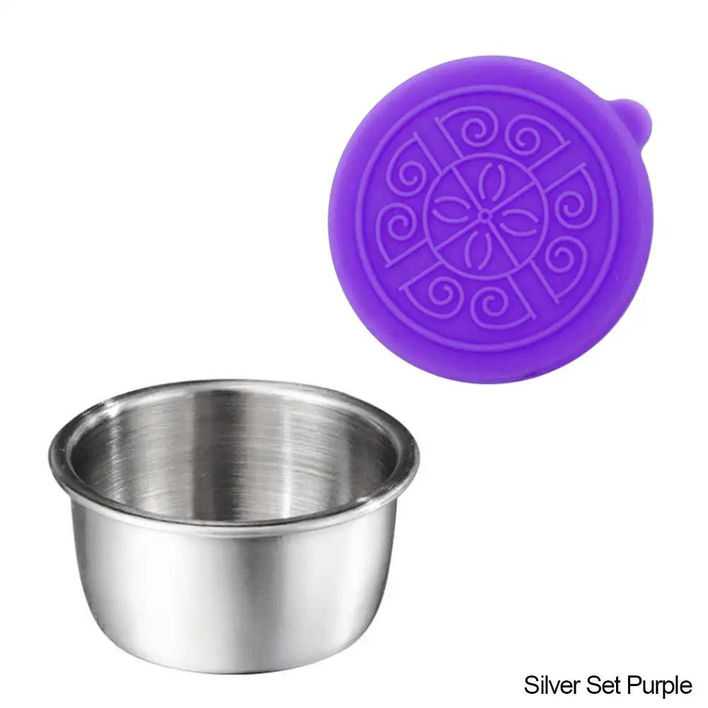 Контейнер для заправки салата объемом 50 мл из нержавеющей стали, небольшой контейнер для приправ с крышками, герметичный, для детей, контейнеры для ланча, коробка