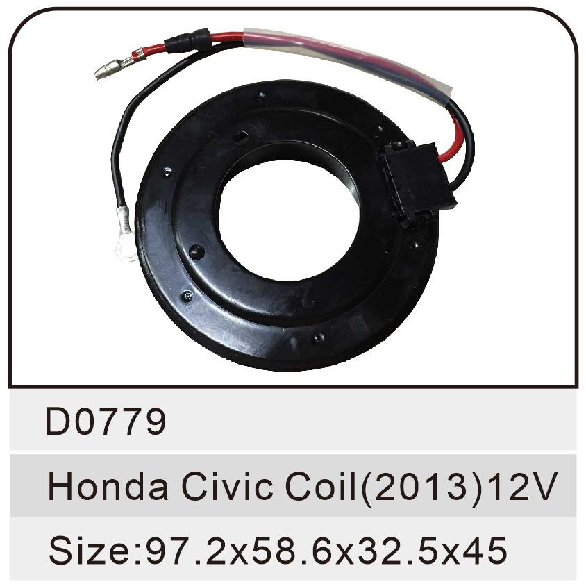Катушка электромагнитной муфты компрессора кондиционера Honda Civic 13-го поколения