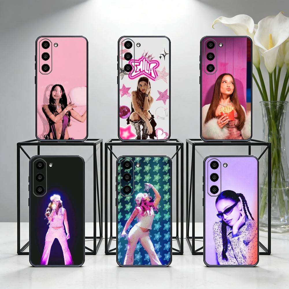 Latin Pop E-Emilia Mernes Phone Case For Samsung Galaxy A73,A72,A71,A70,A53,A52,A51,Others Soft Black Cover