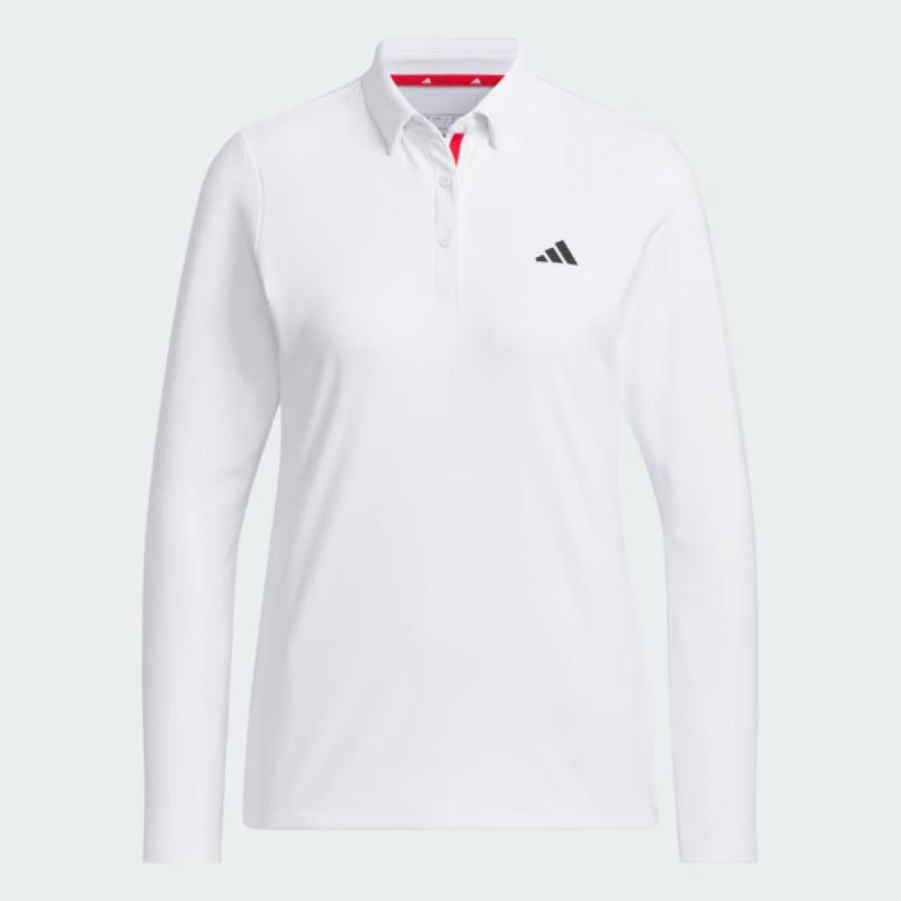 Adidas Golf Women S Long Sleeve Polo Shirt iS4788