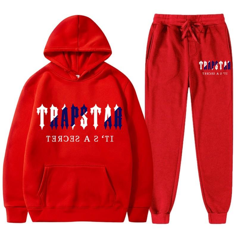Couple Fleece Tracksuit Set Printed Sweatshirt Pants Casual Streetwear Young Adults